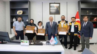112 ekibinin örnek davranışı ödülle taçlandırıldı