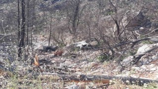 35 metrelik uçuruma yuvarlanan otomobilden sağ kurtuldular
