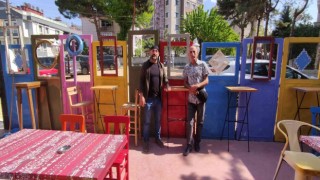 7 milyonluk kafenin dekorasyonu hurdadan