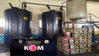 Afyonkarahisarda 15 ton kaçak akaryakıt ele geçirildi