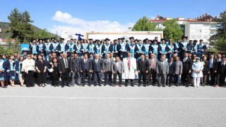 ALKÜ Akseki MYOda mezuniyet heyecanı