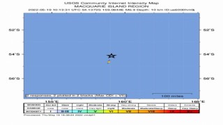 Avustralyanın Macquarie Adası açıklarında 6.9 büyüklüğünde deprem
