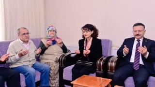 Aydın protokolü, Bayramı şehit aileleri ve gazilerle kutladı