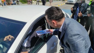 Aydın Valisi Aksoy trafikte güvenlik denetimine katıldı