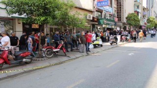 Aydında metrelerce tatlı kuyruğu