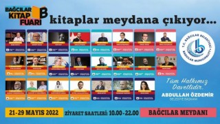 Bağcılar Kitap Fuarı, 21 Mayısta başlıyor