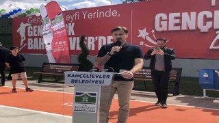 Bahçelievlerde tamamlanan iki park hizmete açıldı