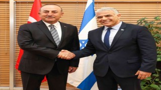 Bakan Çavuşoğlu İsrailli mevkidaşı Lapid ile görüştü