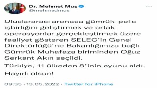 Bakan Muş: “SELECin Genel Direktörlüğüne Bakanlığımız personeli seçildi”