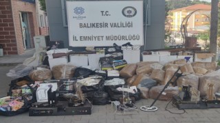 Balıkesirde kaçak tütün operasyonu