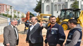 Başkan Aşgın altyapı çalışmalarını inceledi
