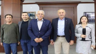 Başkan Atabay, Aydınlı eski bakan Altıntaşı ağırladı