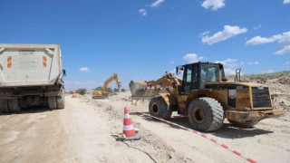 Başkan Beyazgül Çataktaki yol genişletme çalışmalarını inceledi
