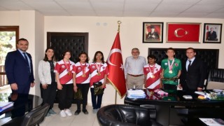 Başkan Bozkurttan Türkiye Şampiyonasına katılıcak öğrencilere moral ve destek