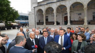 Başkan Gürkan, Yeni Camideki çalışmalarla ilgili değerlendirmede bulundu