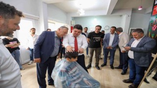 Başkan Kılıçtan çocuklara bayram tıraşı