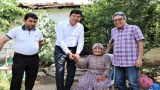 Başkan Özcan, Şadiye ninenin isteğini kırmadı