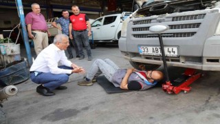 Başkan Tarhan, sanayi esnafının sıkıntılarını dinledi