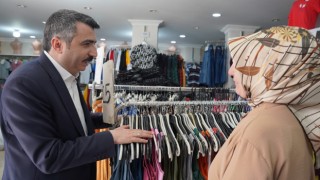 Başkan Yılmazdan esnafa bayram ziyareti