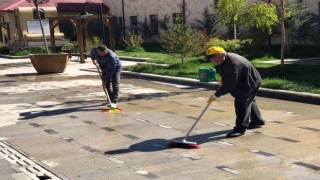 Bayburtta çevre temizlik çalışmaları sürüyor