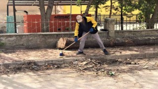 Bayburtun sokaklarında bahar temizliği