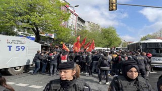Beşiktaştan Taksime yürümek isteyen göstericilere müdahale