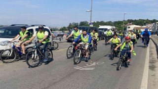 Beykozda pedallar sağlıklı yaşam için döndü