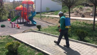 Bilecikte park ve oyun alanları çocuklar için temizleniyor