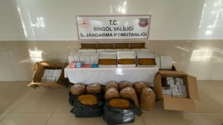 Bingölde 151 kilo kaçak tütün ele geçirildi
