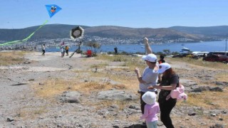 Bodrumda renkli uçurtma festivali