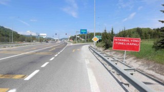 Bolu Dağı Tünelinin İstanbul yönü 35 gün trafiğe kapatıldı