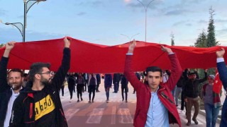 Bolvadinde 19 Mayıs yürüyüşü
