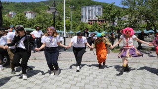 Borçkanın sokakları sanatlar buluştu