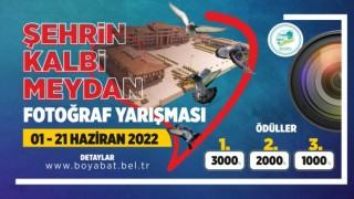 Boyabatın yeni meydanını en güzel fotoğraflayanlara büyük ödül