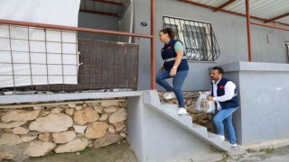 Bucada ihtiyaç sahiplerine yardım eli