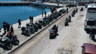 Büyük Anadolu Sürüşünde motorseverler Sinopta