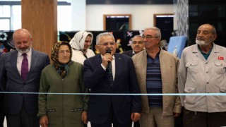 Büyükkılıçtan ulu çınarlar şiirli, şarkılı sergi açılışı