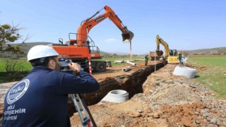 Büyükşehir DESKİden Tavas Çağırganda altyapı atağı