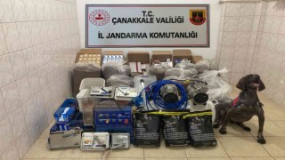 Çanakkalede kaçak sigara operasyonu