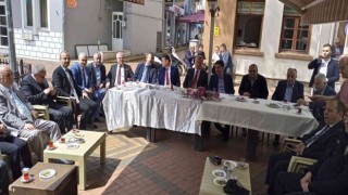 Çaycumada protokol bayramlaştı
