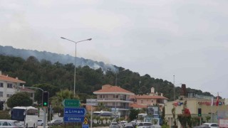 Çeşme Karadağda çıkan yangın kontrol altına alındı