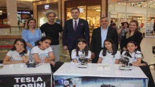 Ceylan Karavil Park AVMde bilim fuarı