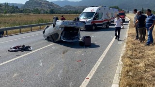 Çinede trafik kazası: 2 yaralı
