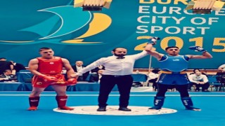Cizreli milli sporcu Baran Çelik, wushuda Avrupa Şampiyonu oldu