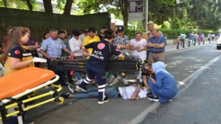 Çorluda trafik kazası: 1 yaralı
