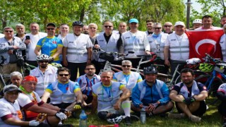 Çorlulu muhtarlar doğa için pedal çevirdi