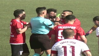 Cuma Uluçay Talasspor - 1966 Turanspor maçı yarıda kaldı