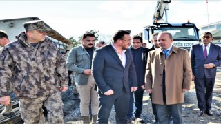 Damal İlçe Emniyet Amirliği polis lojmanının temeli atıldı