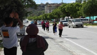Darendede öğrenciler madalya için ter döktü