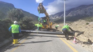 Datçanın içme su hattı tamamlandı